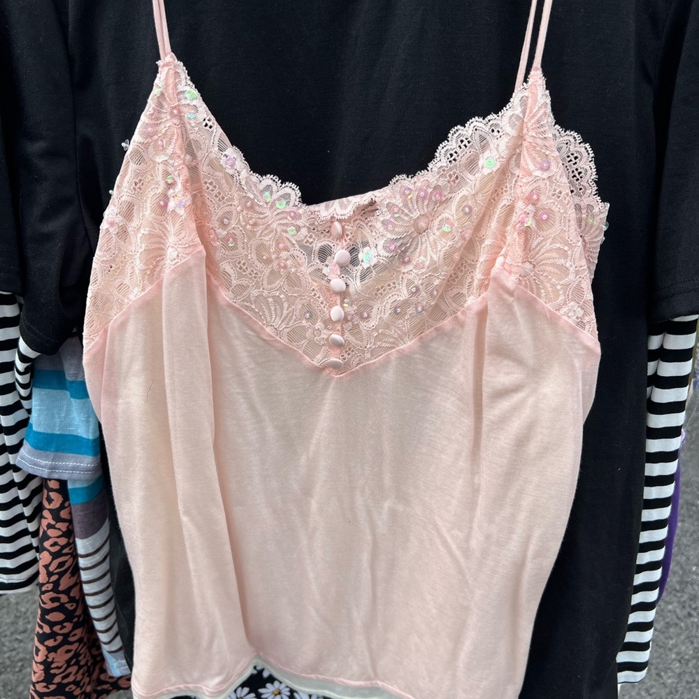 Light pink Express tank top size large
